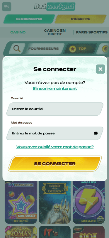 Capture d'écran de la version mobile 3