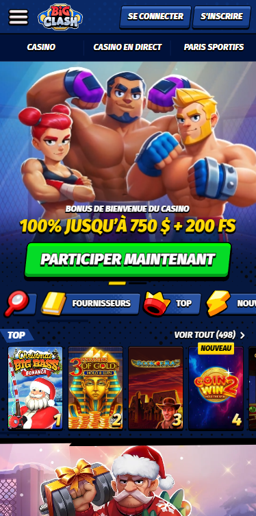 Capture d'écran de la version mobile 1