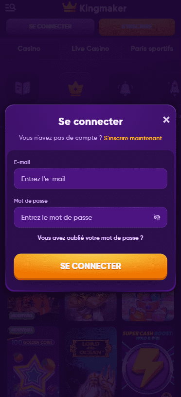 Capture d'écran de la version mobile 3