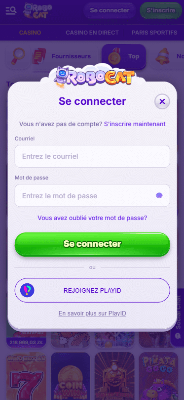 Capture d'écran de la version mobile 3